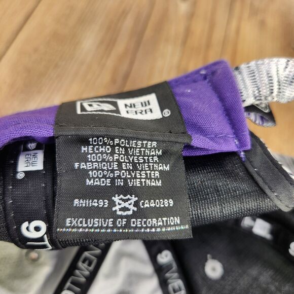 Colorado Rockies New Era 9twenty Space Dye Hat Cap Gray Purple MLB Baseball - Picture 10 of 10